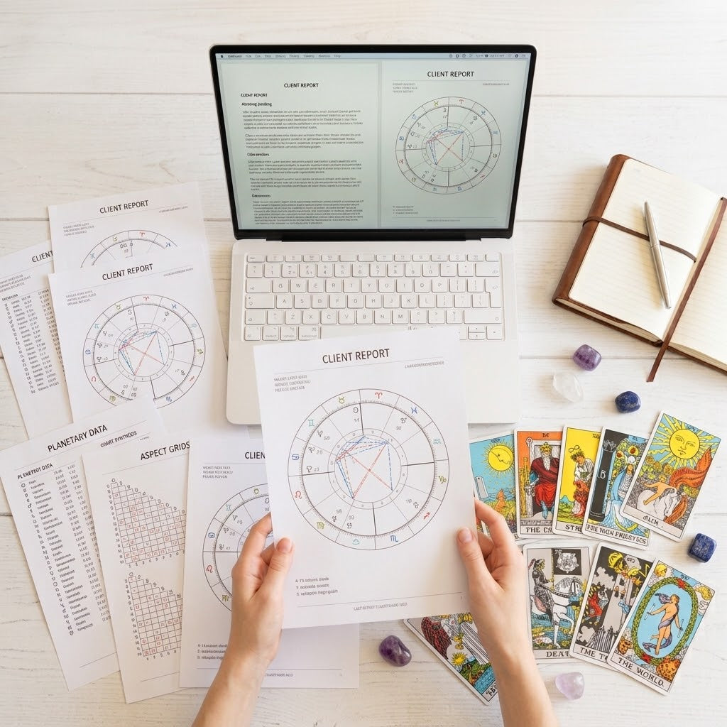 Birth Chart + Tarot Analysis