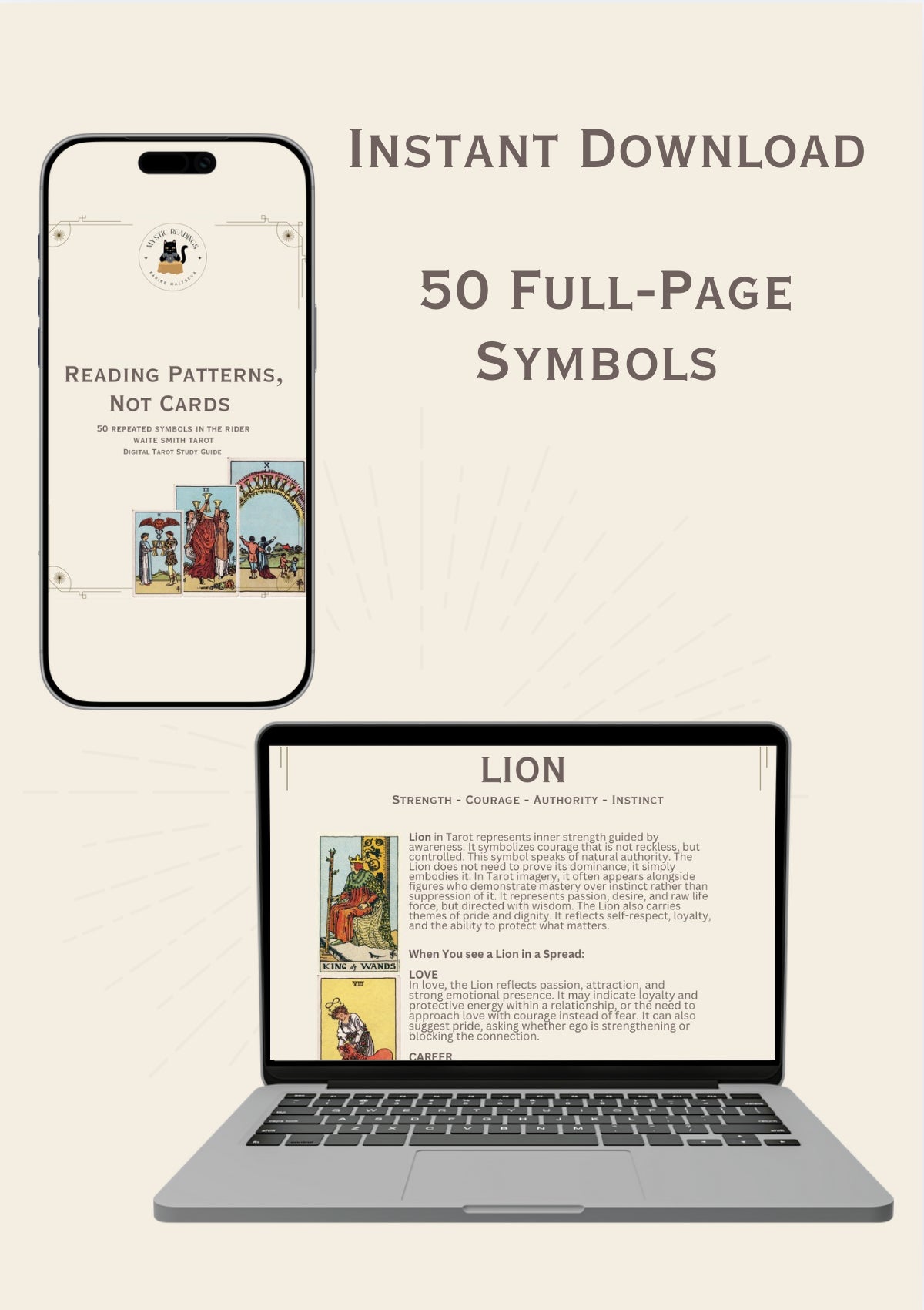 Reading Patterns: 50 Tarot Symbols PDF