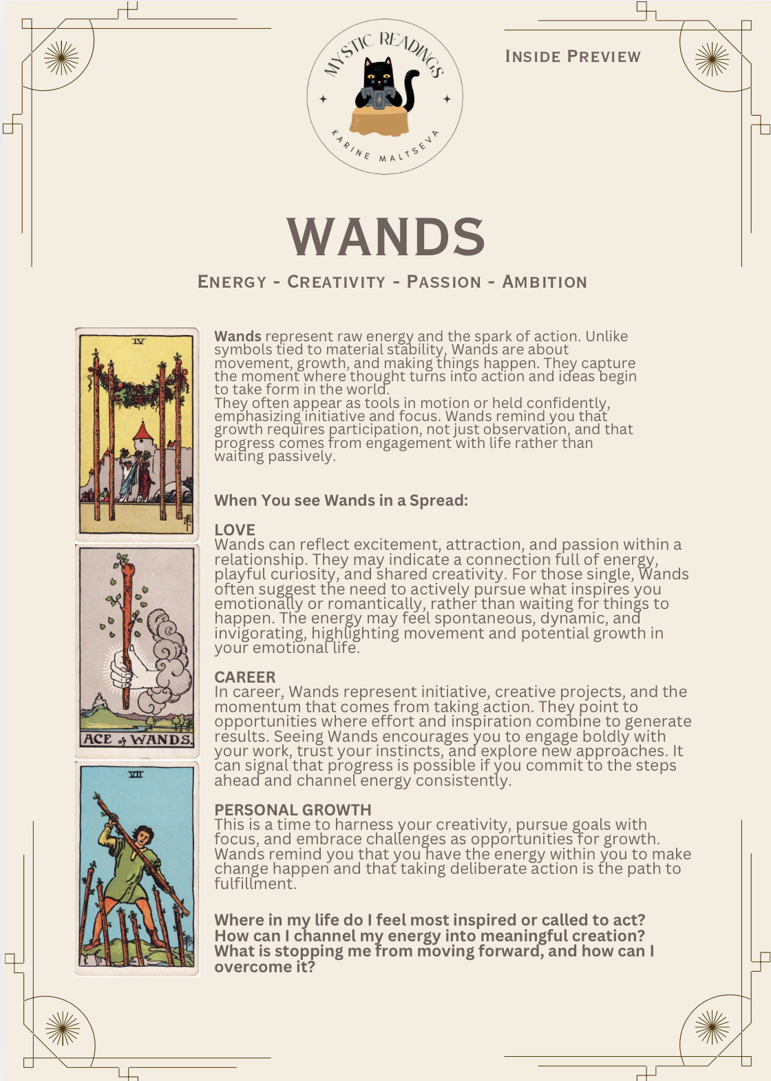 Reading Patterns: 50 Tarot Symbols PDF